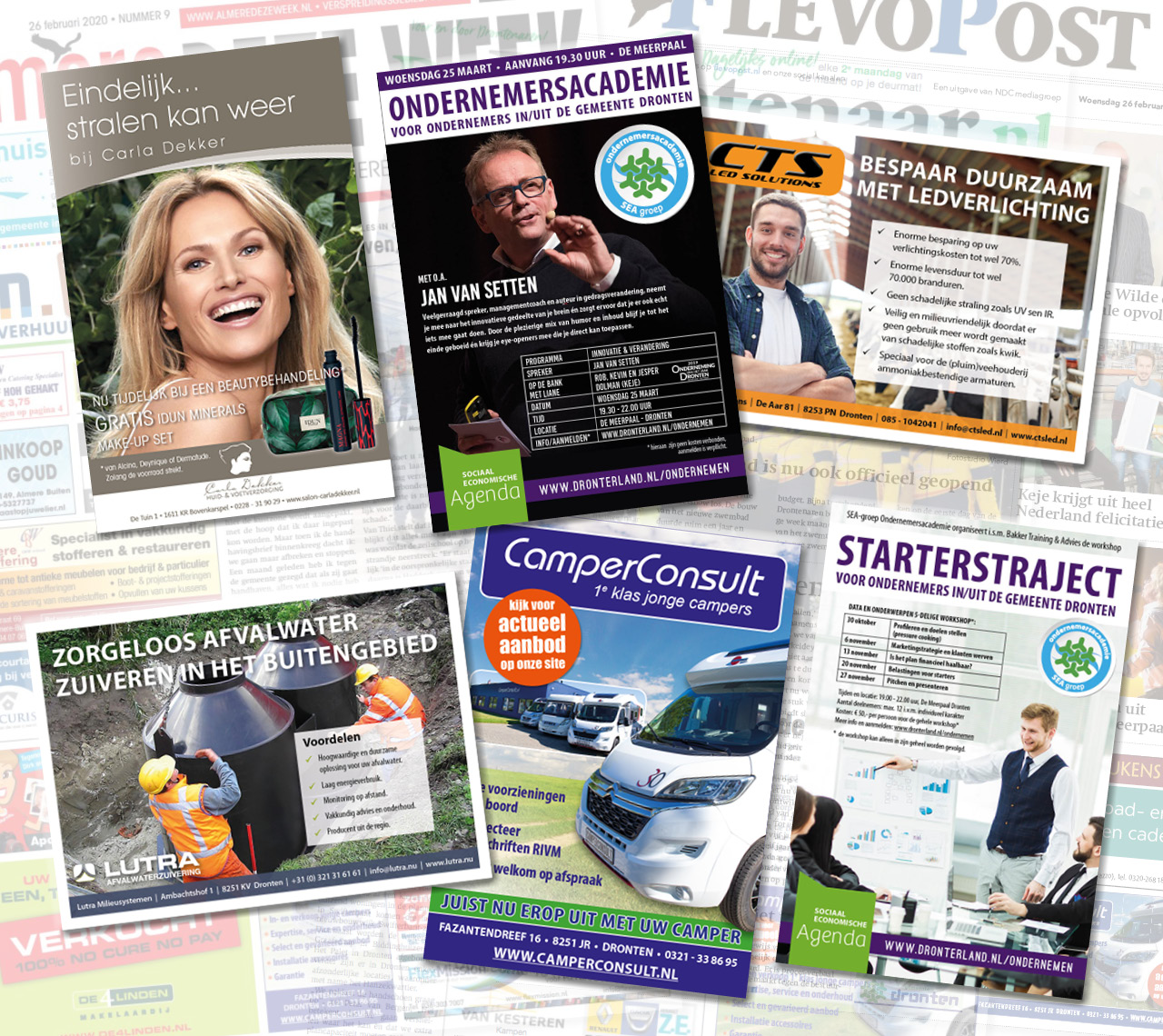 VAN ADVERTENTIE TOT COMPLETE RECLAMECAMPAGNES
